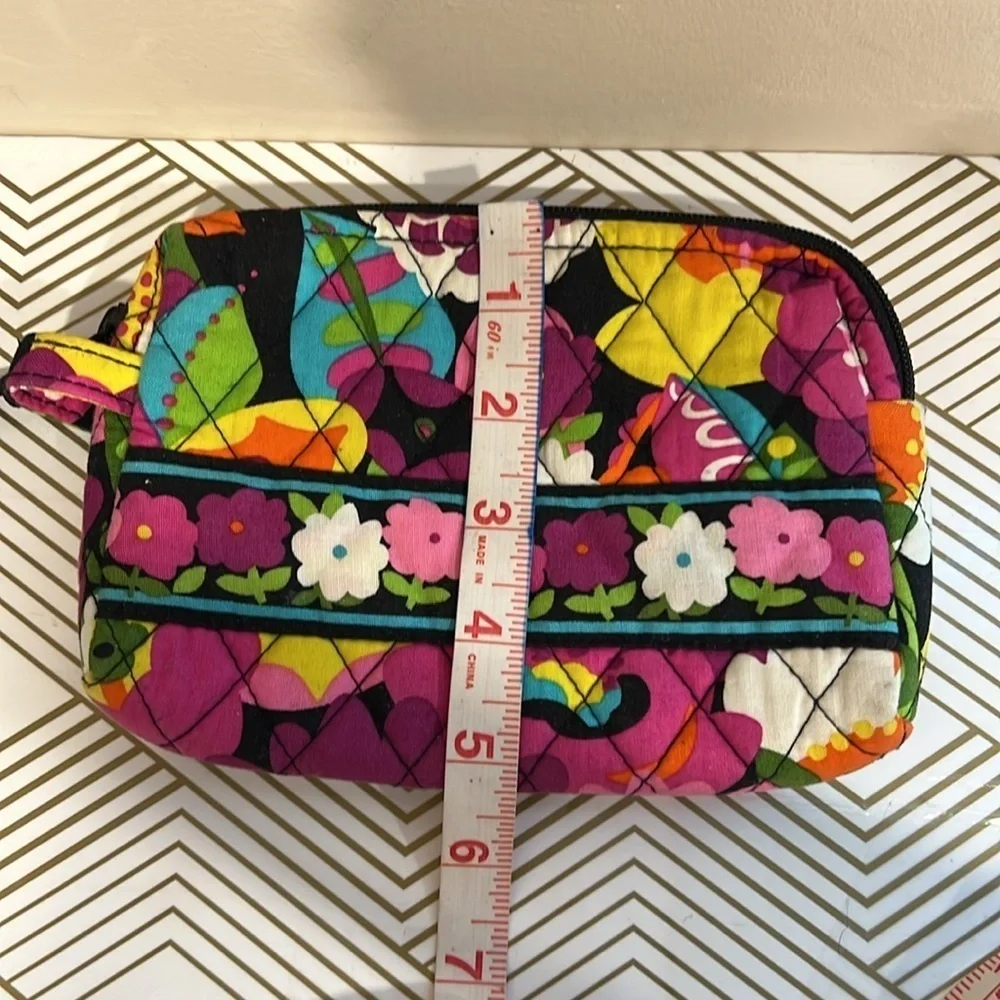 🔥Vera Bradley Tropical Floral Cosmetic Bag with Zipper Closure🔥